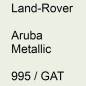 Preview: Land-Rover, Aruba Metallic, 995 / GAT.